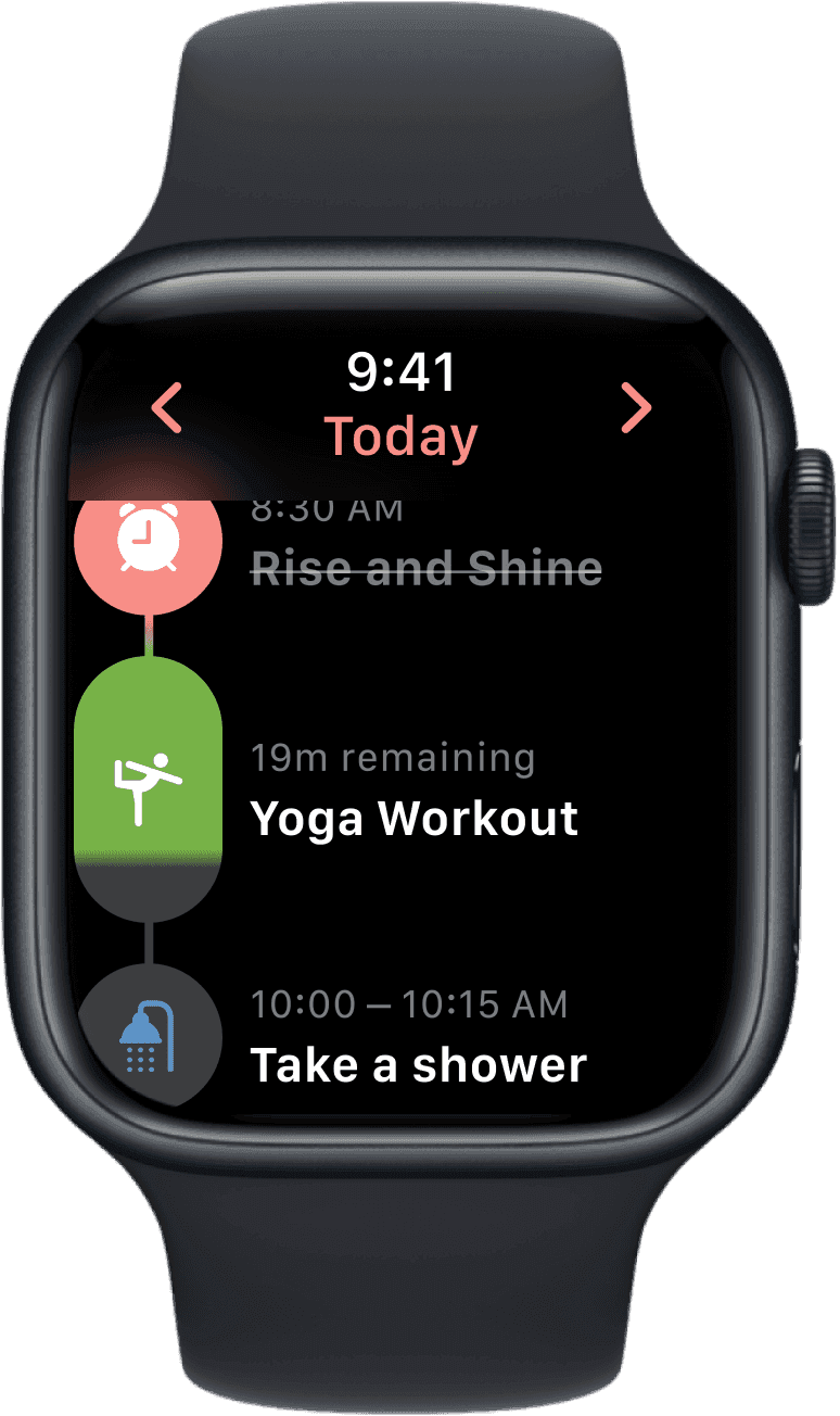 Structured on Apple Watch